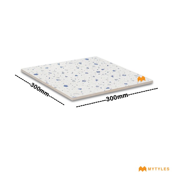 Buy 12x12 in White Terrazzo Tile code26567 Online |