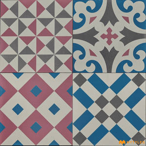 undefined-Vitrified Moroccan Tile Code1716 (197X197mm, Matt)