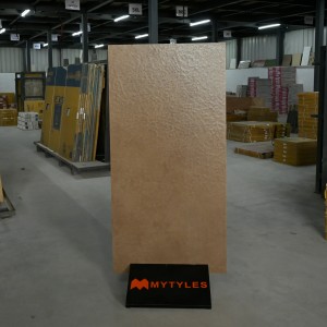 undefined-Vitrified Brown Floor and Wall Tile Code24052 (600x1200mm, Matt)