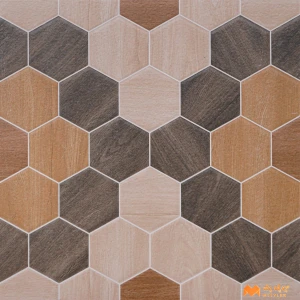 undefined-Vitrified Brown Digital Parking Floor and Wall Tile Code36810 (400x400mm, Matt)