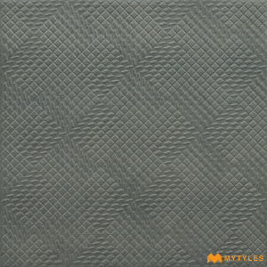 undefined-Vitrified Black Digital Parking Floor and Wall Tile Code19095 (400x400mm, Matt)