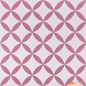 undefined-Ceramic Pink Moroccan Floor and Wall Tile Code37341 (300x300mm, Matt)