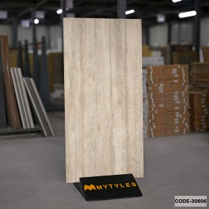 undefined-Vitrified Brown Floor and Wall Tile Code30606 (600x1200mm, Matt)