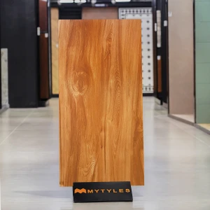 undefined-Vitrified Brown Wooden Floor and Wall Tile Code37488 (600x1200mm, Matt)