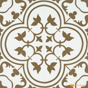 undefined-Ceramic White Moroccan Floor and Wall Code28969 (300x300mm, Matt)