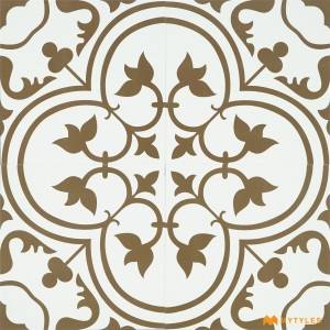 undefined-Ceramic White Moroccan Floor and Wall Code28969 (300x300mm, Matt)