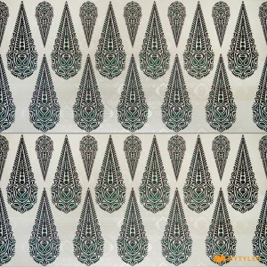 undefined-Vitrified Green Poster Wall Tile Code37896HL (600x1200mm, Matt)