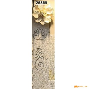 undefined-Natural Stone Mini Buddha Flower Mural Code25869Flower
