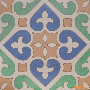 undefined-Vitrified Brown Digital Parking Floor and Wall Tile Code36844 (400x400mm, Matt)