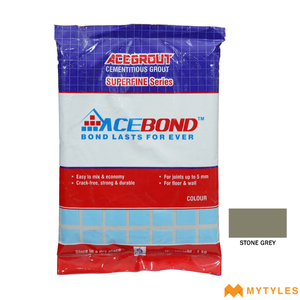 undefined-Acebond Cementitious Grout ( 1kg, Stone Grey)