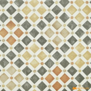 undefined-Vitrified Yellow Moroccan Tile Code25247 (300x300mm, Matt)