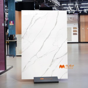 undefined-Vitrified White 15mm Slab Floor and Wall Tile Code37099 (1200x1800mm, Glossy)