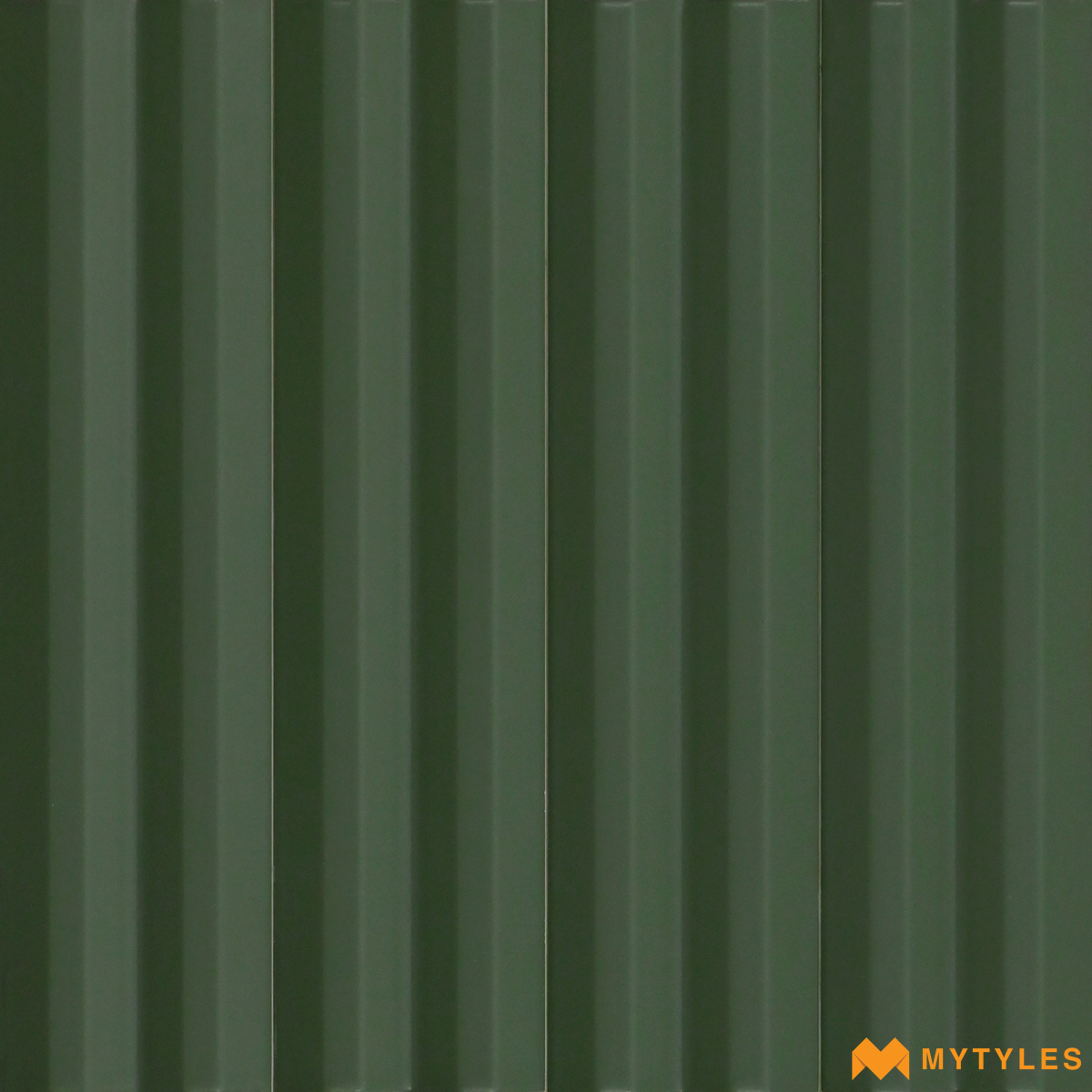 Buy Ceramic Fluted 75x300 mm Matt Finish Wall Tile