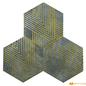 undefined-Vitrified Hexagon Tile19905 (167x182mm, Matt)
