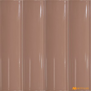 undefined-Pink Fluted Wall Tile Code28876 (75x300mm, Glossy)