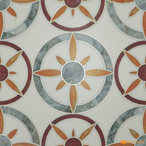 undefined-Ceramic Cream Moroccan Floor and Wall Tile Code33707 (300x300mm, Carving Matt)