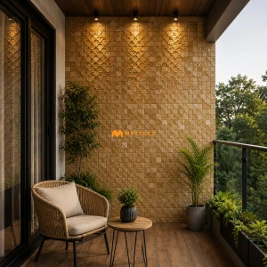 undefined-Natural Stone Wall Cladding Code16473 (295x295mm, Stone) - Teak Star