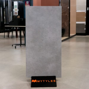 undefined-Vitrified Grey Floor and Wall Tile Code37056 (600x1200mm, Matt)