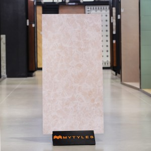 undefined-Vitrified Pink Floor and Wall Tile Code37083 (600x1200mm, Matt)