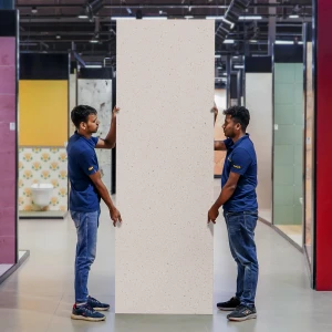 undefined-Full Body Vitrified Slab Floor and Wall Tile Code38445 (800x2400x15mm, Matt)