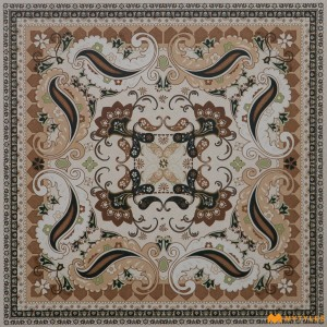 undefined-Vitrified Brown Carpet Floor and Wall Tile Code33423 (600x600mm, Matt)