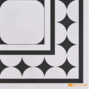 White Black Carpet Tile Code40480A