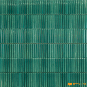 undefined-Blue Kit Kat Mosaic Wall Tile Code25340 (300x600mm, Glossy)