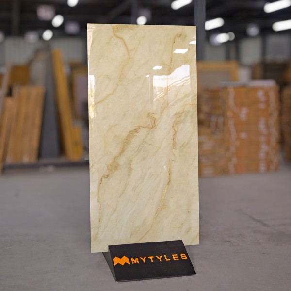 Glazed Vitrified-Vitrified Slab Tile Code19574 (600x1200mm, Glossy)