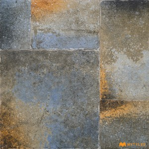 undefined-Vitrified Gray Digital Parking Floor and Wall Tile Code36741 (600x600mm, Matt)
