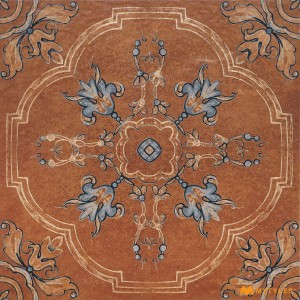 undefined-Vitrified Brown Digtal Parking Floor and Wall Tile Code36582 (400x400mm, Matt)