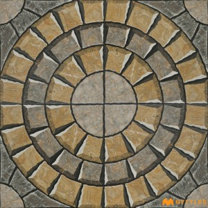 undefined-Vitrified Brown Digital Parking Floor and Wall Tile Code28776 (300x300mm, Matt)