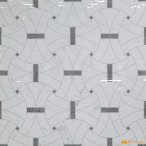 undefined-Vitrified White Moroccan Floor and Wall Tile Code33162 (600x600mm, Glossy)