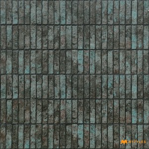 undefined-Ceramic Gray Kitkat Wall Tile Code31707 (300x600mm, Matt)