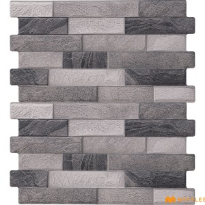 undefined-Ceramic Gray Elevation Wall Tile Code34654 (310x560mm, Matt)