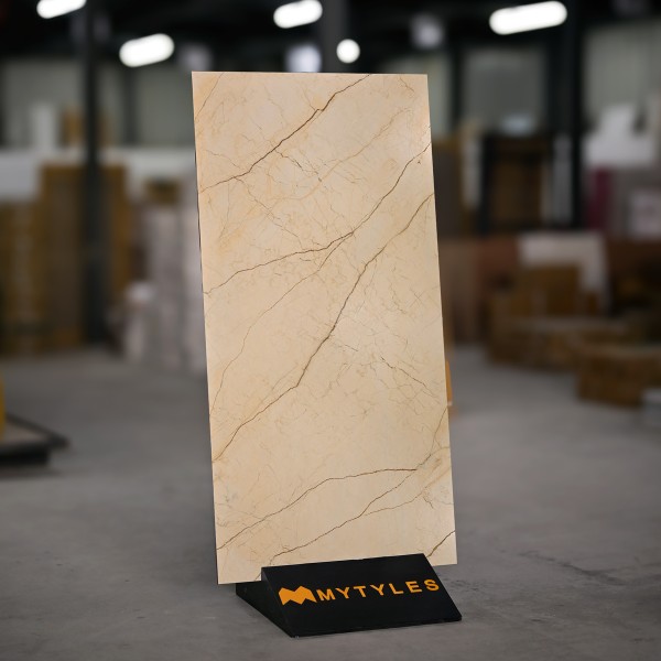 Vitrified Tiles-Vitrified Cream Floor and Wall Tile Code32325 (600x1200mm, Matt)
