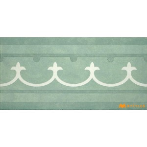 undefined-Green Carpet Design Floor and Wall Tile Code30729 (150x300mm, Matt)