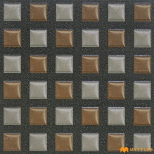 undefined-Vitrified Brown Digital Parking Floor and Wall Tile Code28763 (300x300mm, Matt)