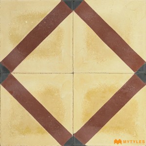 undefined-Athangudi Tile Code30374 (254x254mm, Matt)