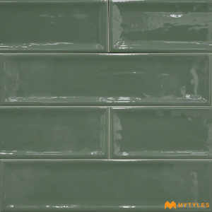 undefined-Ceramic Grey Subway Wall Tile Code19245 (75x300mm, Glossy)