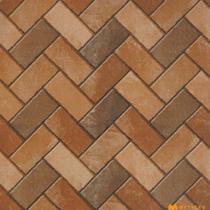 undefined-Vitrified Brown Digital Parking Floor and Wall Tile Code28263 (400x400mm, Matt)