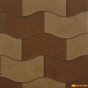 undefined-Vitrified Digital Parking Tile Code18507 (400x400mm, Matt)