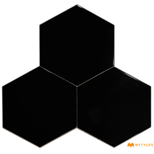 undefined-Ceramic Hexagon Wall Tile Code18272 (255X295mm, Glossy)