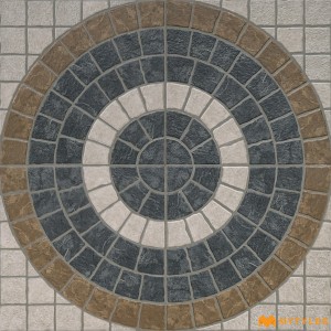 undefined-Vitrified Gray Digital Parking Floor and Wall Tile Code34433 (400x400mm, Matt)