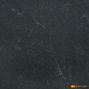 undefined-Vitrified Black Digital Parking Floor and Wall Tile Code27781 (600x600mm, Matt)