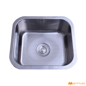 undefined-Futura Kitchen Sink - Undermount Single Bowl - FS 502 Code14182 (21X18 Inch)