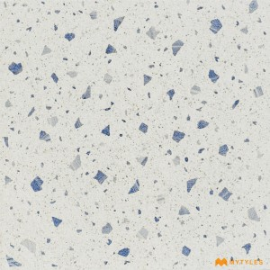 undefined-Ceramic White Terrazzo Tile Code26567 (300x300mm, Matt)