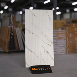 undefined-Vitrified White Textured Wall Tile Code28021 (600x1200mm, Matt)