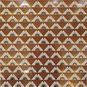 undefined-Ceramic Brown Highlighter Wall Tile Code36202 (300x600mm, Metallic)