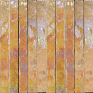 undefined-Imported Orange Subway Wall Tile Code38050 (50x500mm, Matt)